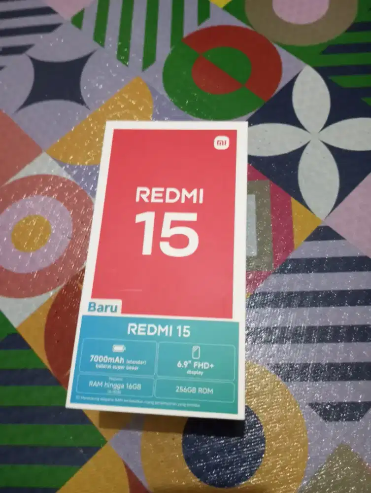 Redmi 15 8/256 warna Titan Gray