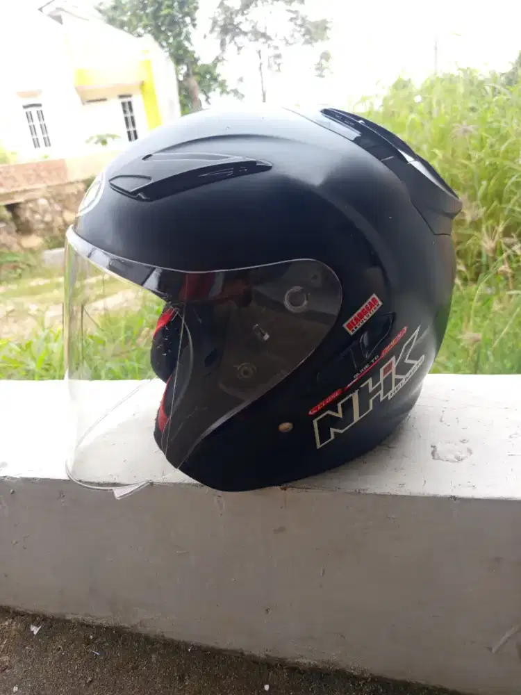 Helm NHK R1 Hitam Doff Double Visor