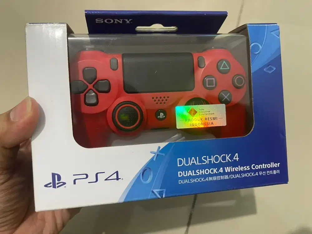 Stik ds4 ps4 ori mesin merah resmi gs shop ps 4 ps5 ps 5