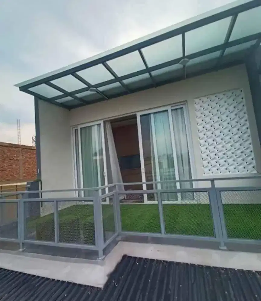 Canopy kaca tempered