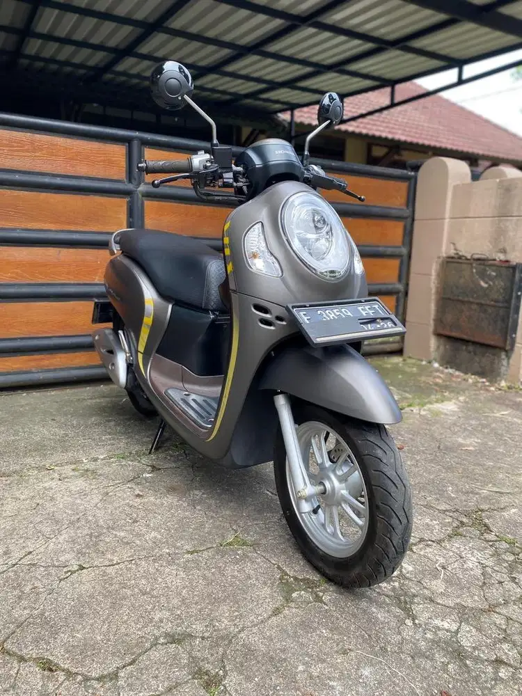 Honda Scoopy Prestige Keyless Brown matte doff 2021