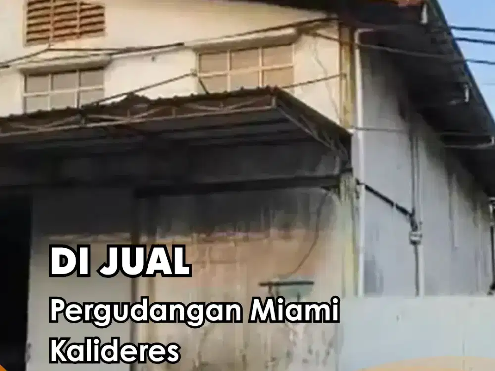 Dijual !!!  Gudang Luas 660m2 Pergudangan Miami Kalideres Jarang Ada Bebas banjir