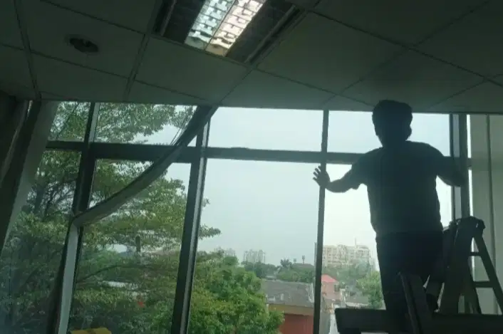 Kaca Film Panggilan Gedung Toko kacafilm kantor rumah Sticker Sanblast