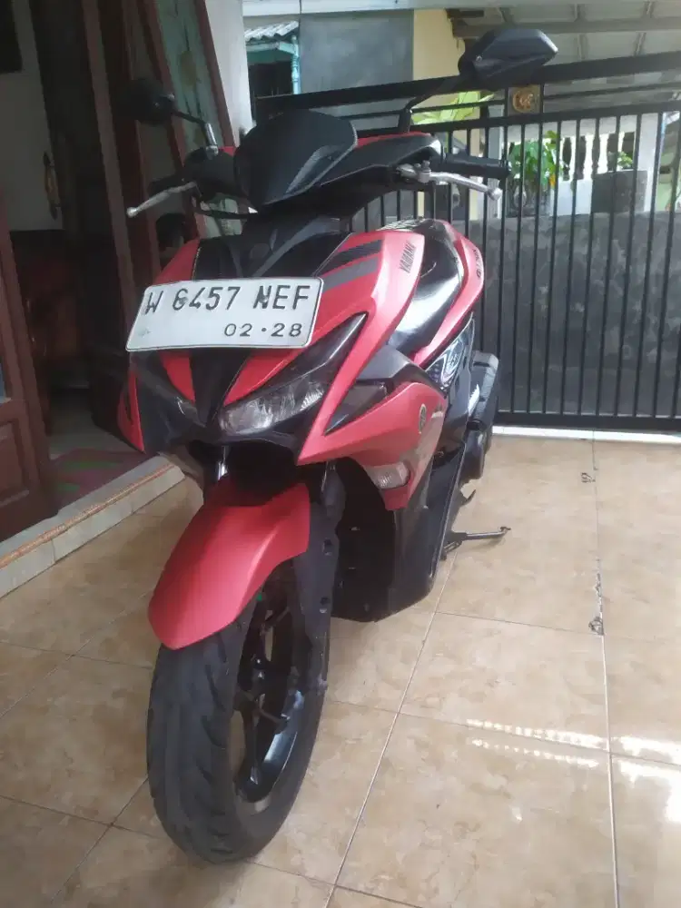Yamaha Aerox 155 Tahun Pemakaian 2018 Plat W Sidoarjo, Lengkap Hidup