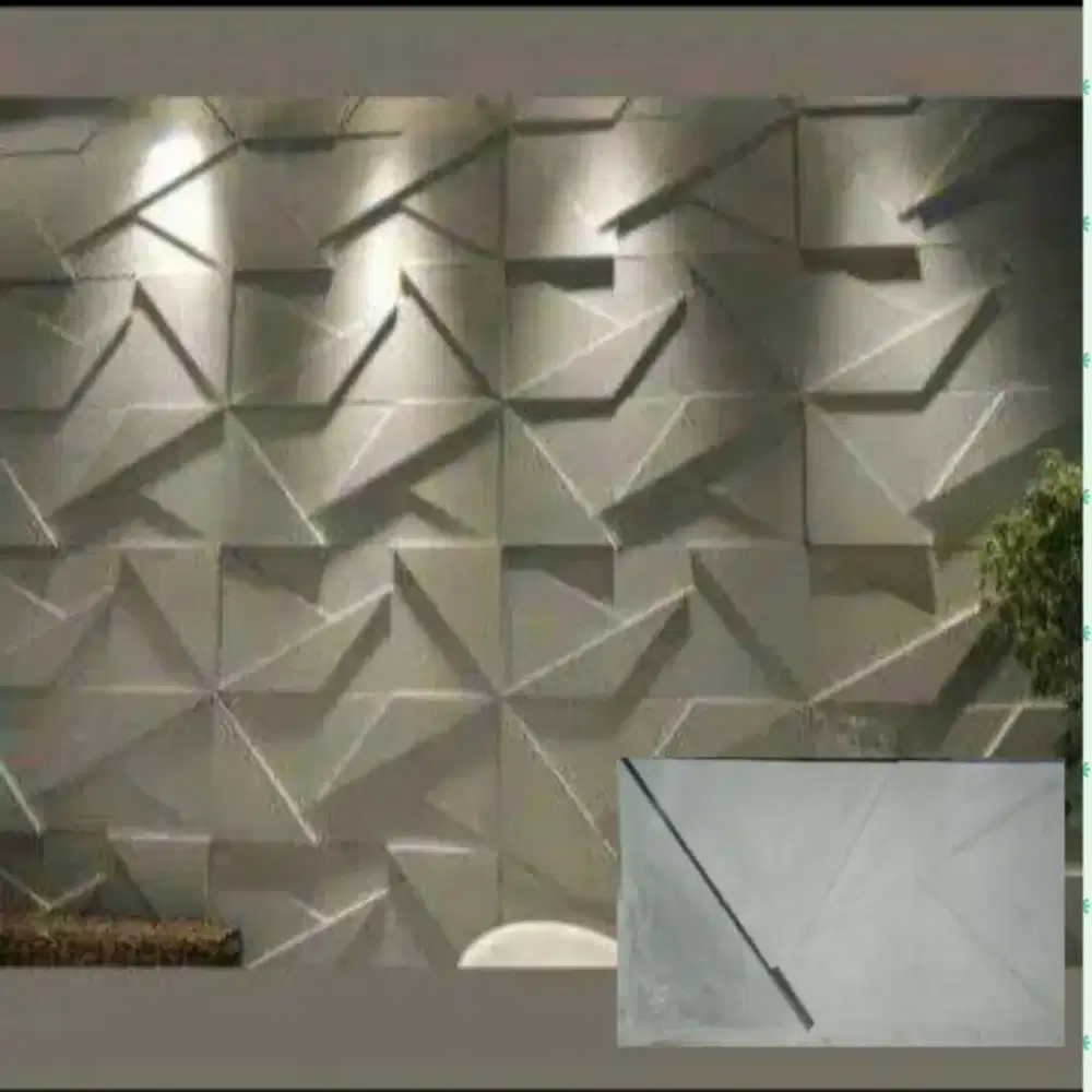 Jual wallpanel  3d beton