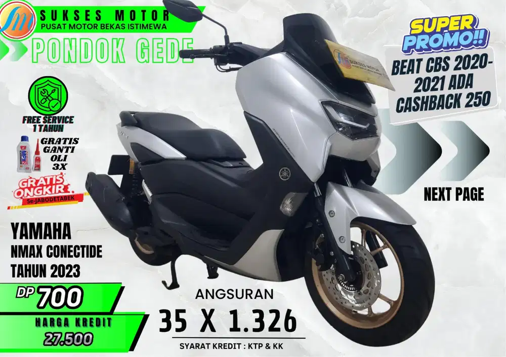 NMAX KEY 2023 DAPATKAN PROMO CASHBACK 250 HUT SUKSES MOTOR