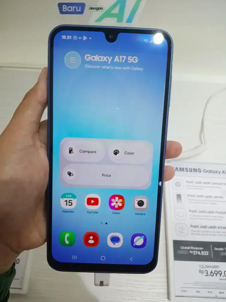 Samsung A17 5G Promo Free 2x Angsuran Bunga 0%