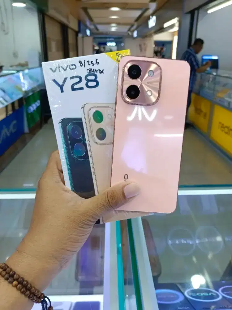 Vivo Y28 8/256 Orange Second Super Like New 99% Garansi Resmi Vivo