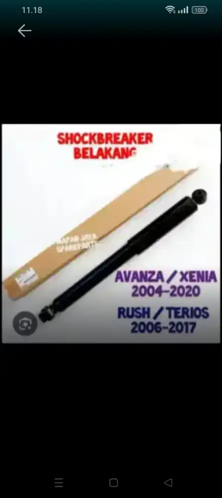 Sepasang shockbreaker kayaba