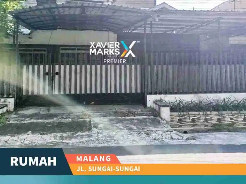 Disewakan/Dijual Rumah Luas Strategis Siap Huni di Jln Sungai2, Malang