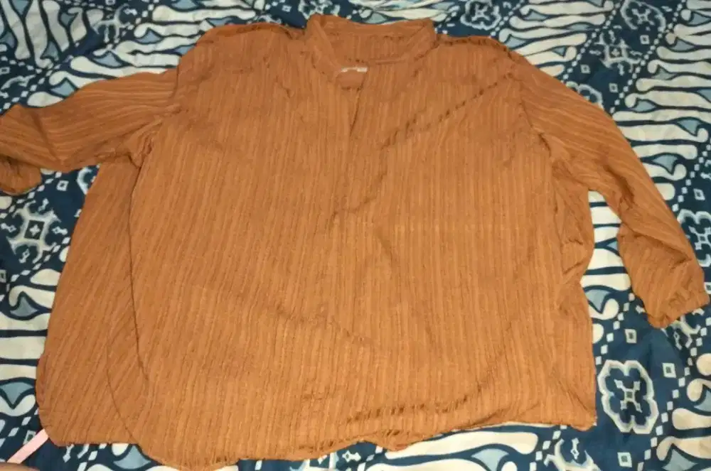 Blouse Wanita Coklat -HSC2025