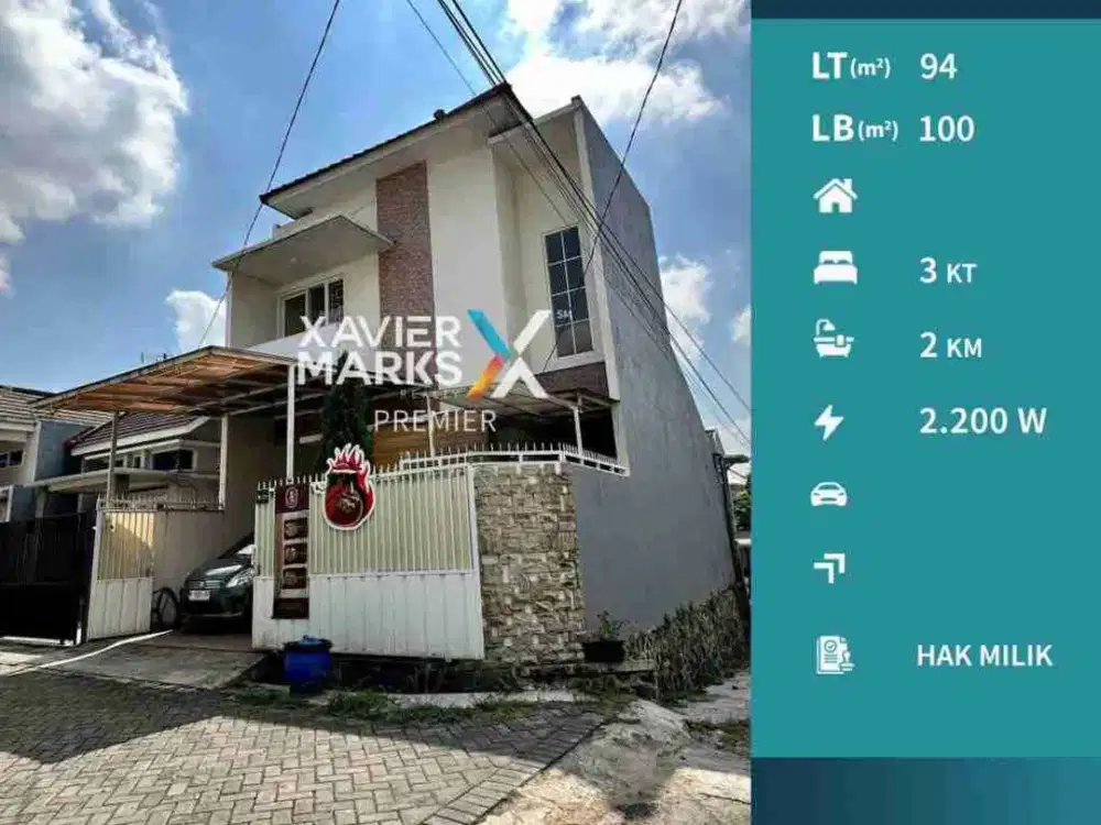 Dijual Rumah Cakep Minimalis di Area Borobudur, Lowokwaru Malang