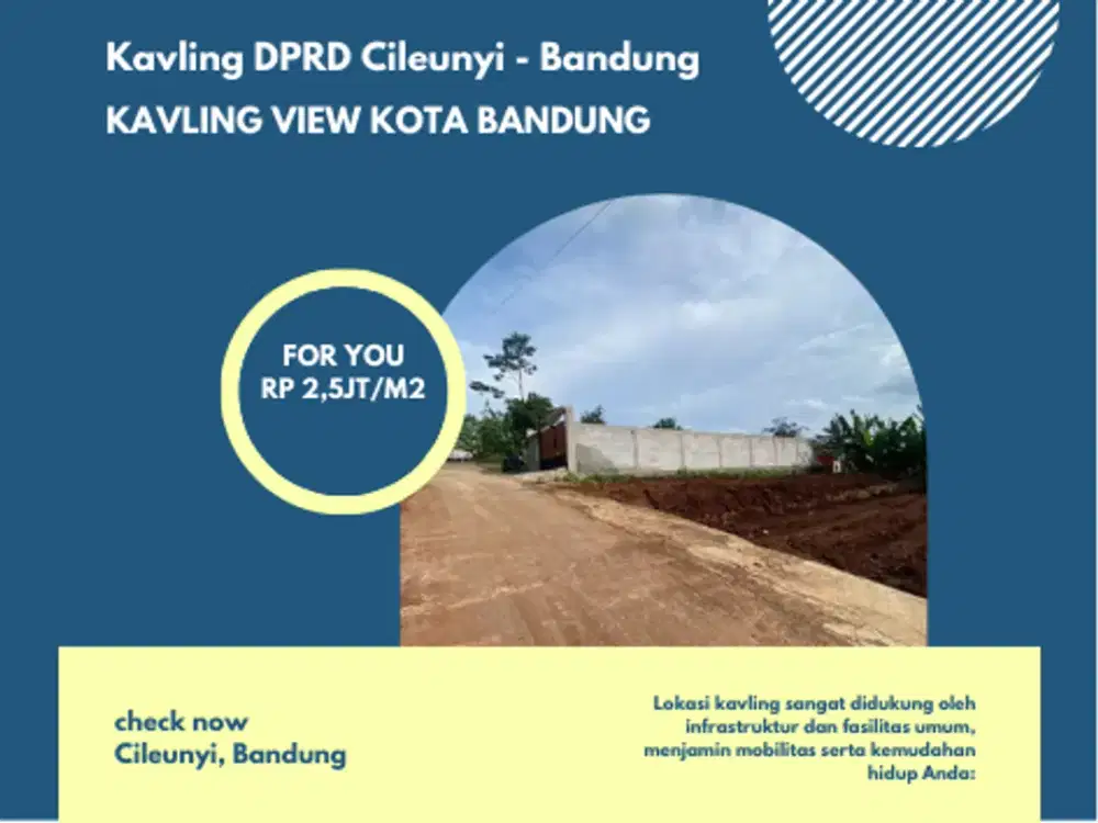 POTENSI JUAL 100% LEBIH TINGGI! Amankan Kavling A2 156m² Terakhir Cileunyi!