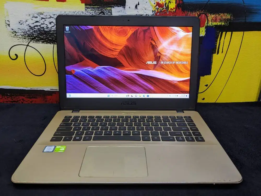 Laptop Asus A442U Core i5 8250U Ram 8/512 Nvidia 930MX Mulus