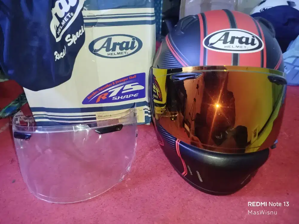 Arai XD red diablo
