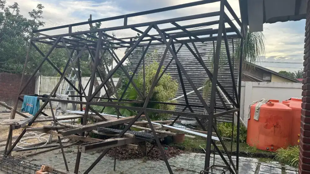 Rangka Besi Dudukan Tedmond / Toren Air – Kuat & Kokoh