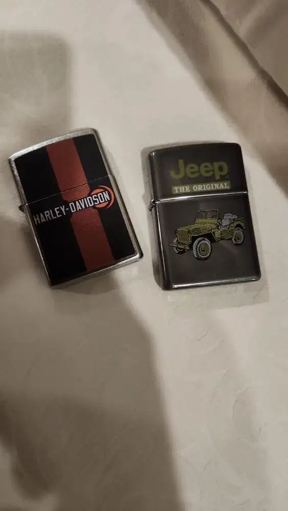 Zippo Harley Davidson dan Jeep Edition