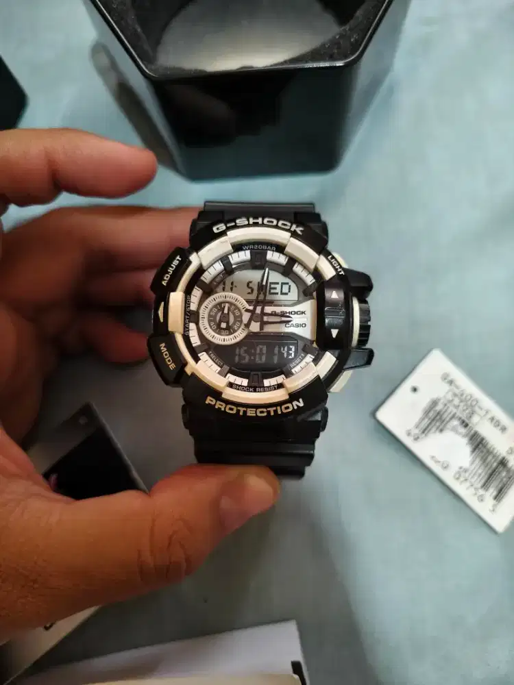 Jam tangan second G shock Ga 400-1ADR 100% asli