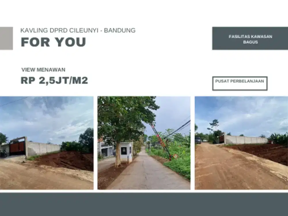 BERITA PANAS! Kavling 156m² A2 Cileunyi Jadi Rebutan! Sisa 1 Unit!