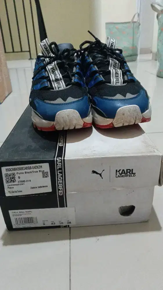 Sepatu Puma X Karl Lagerfeld ORIGINAL FULLSET BOX