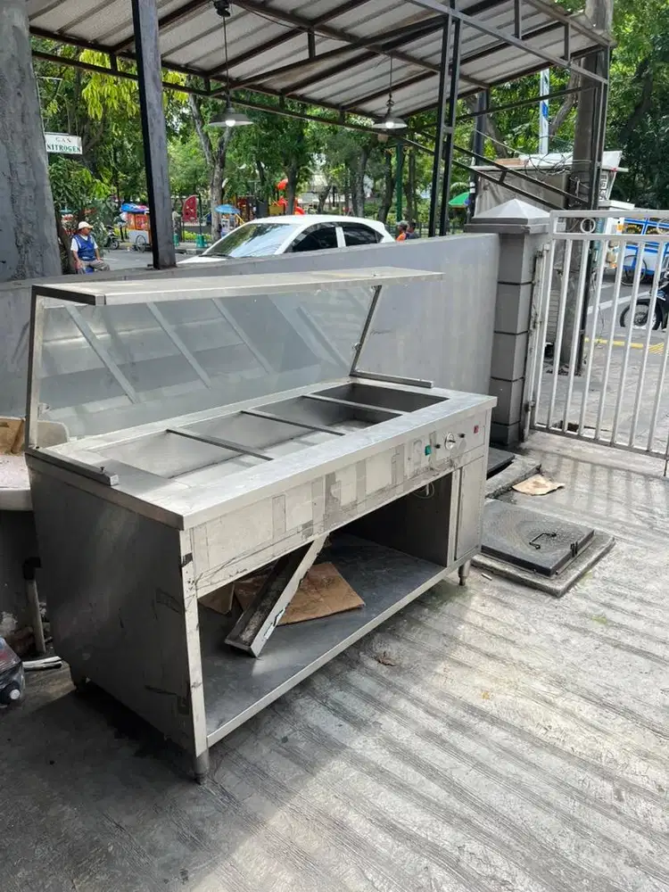 Bain Marie Display Warmer / Etalase Stainles 2.000