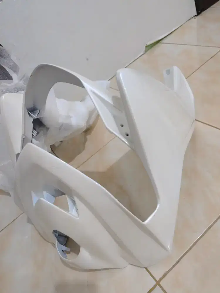 Tameng yamaha nouvo z vietnam komplit lampunya repaint baru putih