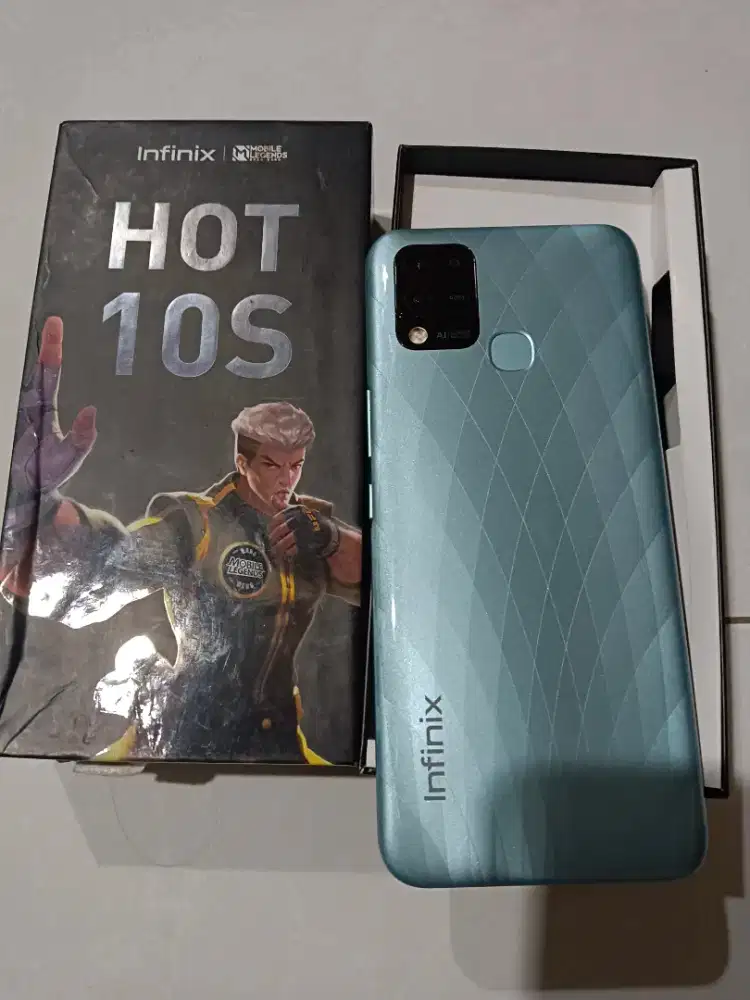 Infinix hot 10s ram 4/64 mulus