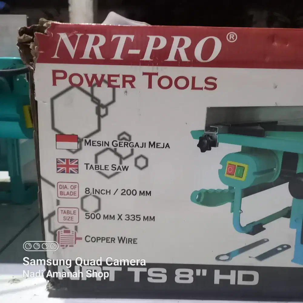 Mesin Gergaji Meja Merk NRT TS 8 HD