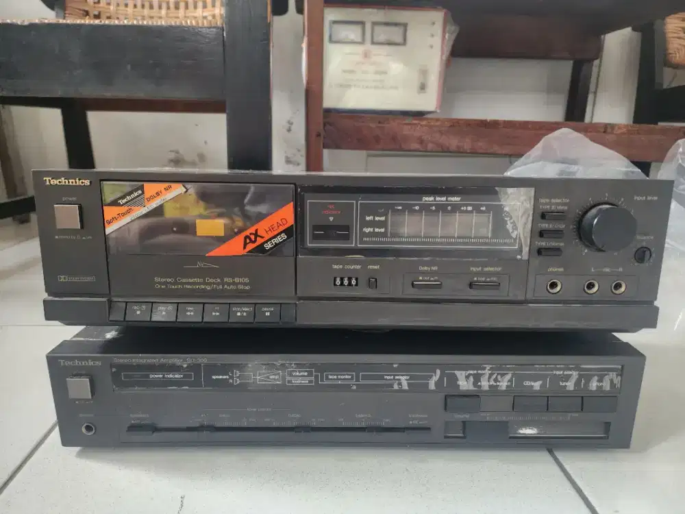 Tape Recorder + Amplifier Technics ORI Good Condition