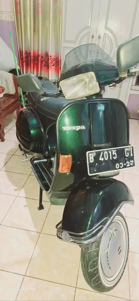 Bismillahirohmanirohim Di jual vespa P150 excel tahun 1994 warna hijau