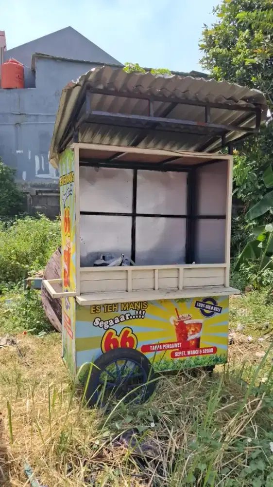 Jual 2 set gerobak dagangan