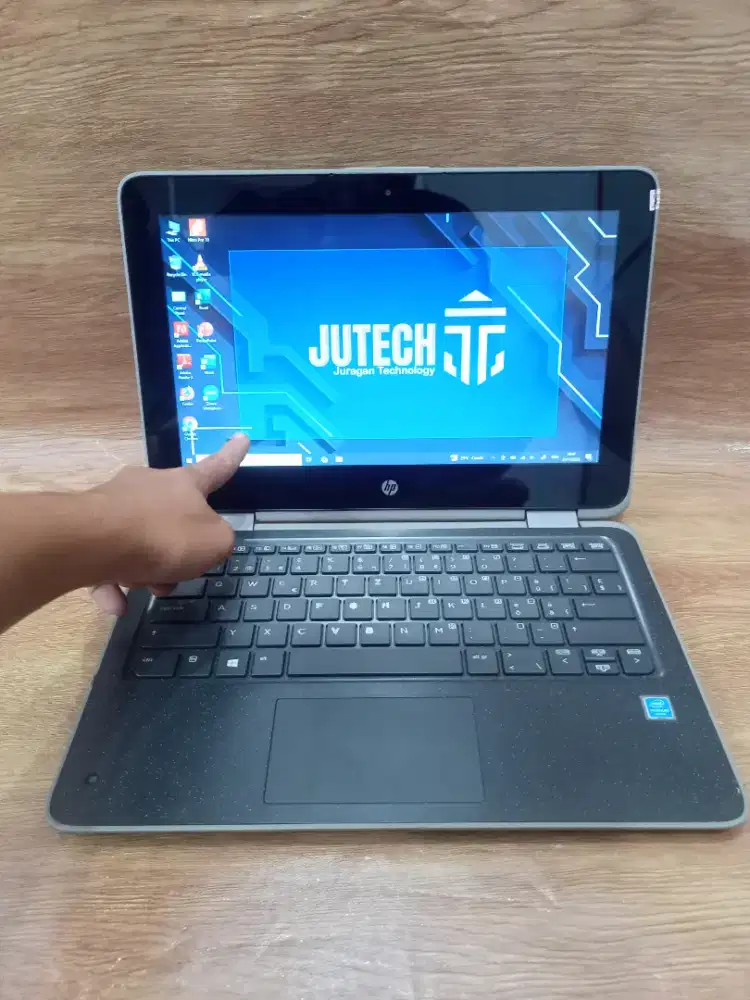 Laptop Hp Slim toutouchscreen+layar lipat Bonus Mouse baru,Siap pakai