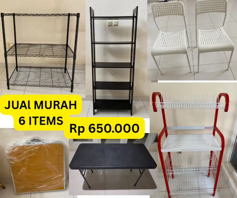 JUAL MURAH 6 ITEMS