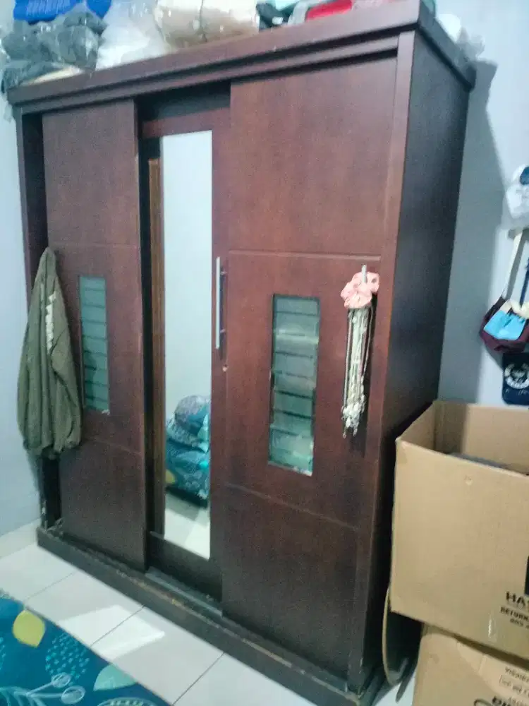 Jual Lemari 2 Pintu (kayu jati)