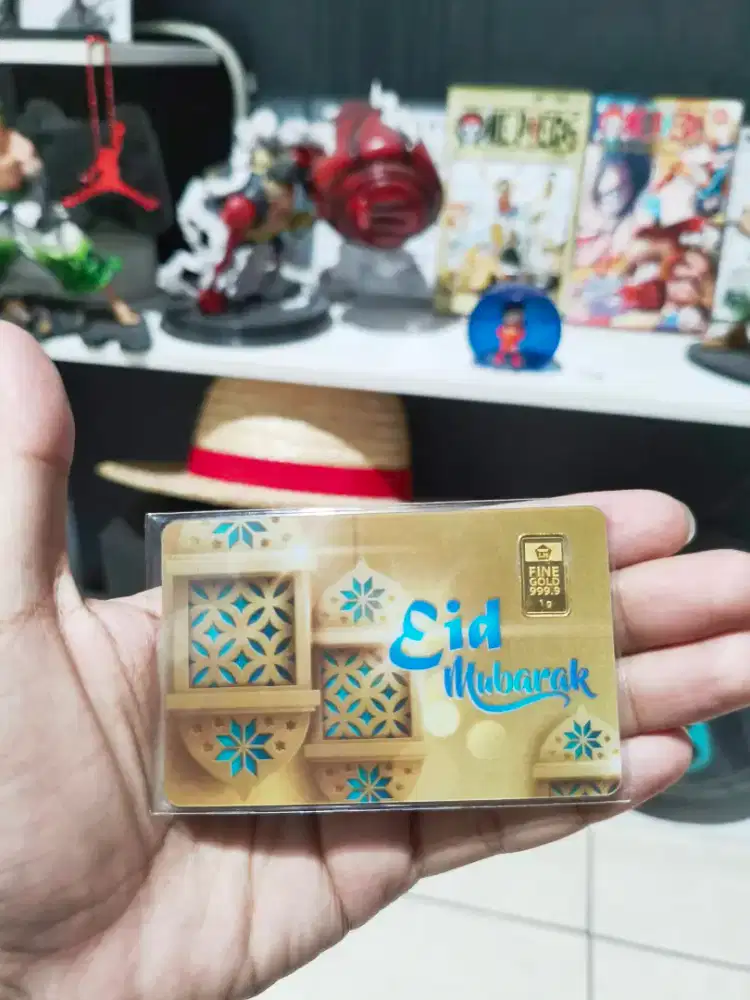 Logan mulia emas antam 1 gram idul fitri limited edition rare
