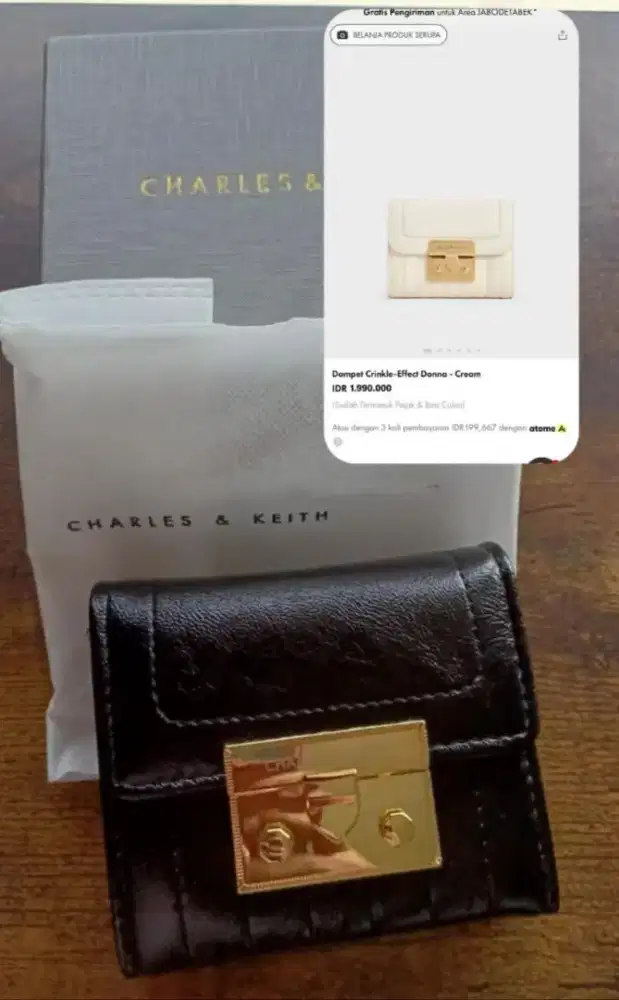 jual dompet Charles & Keith