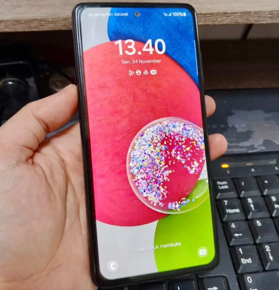 Samsung a52s ram 8 / 256 sein full ori snap 778