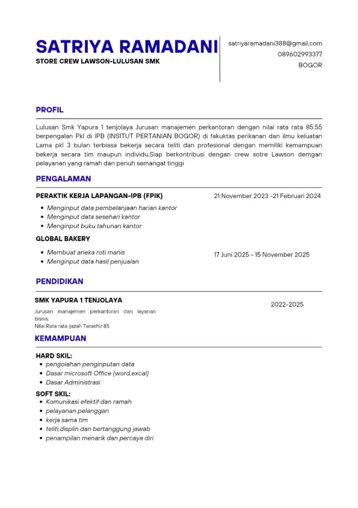 Mencari lowongan pekerjaan