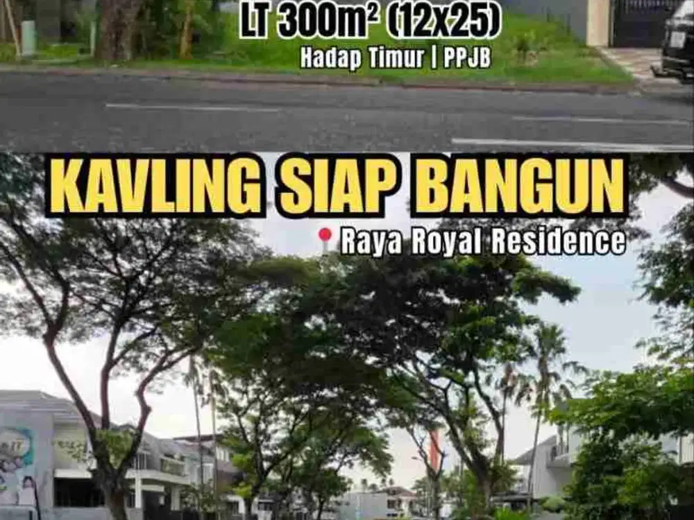 DIJUAL KAVLING SIAP.BANGUN RAYA ROYAL RESIDENCE SURABAYA