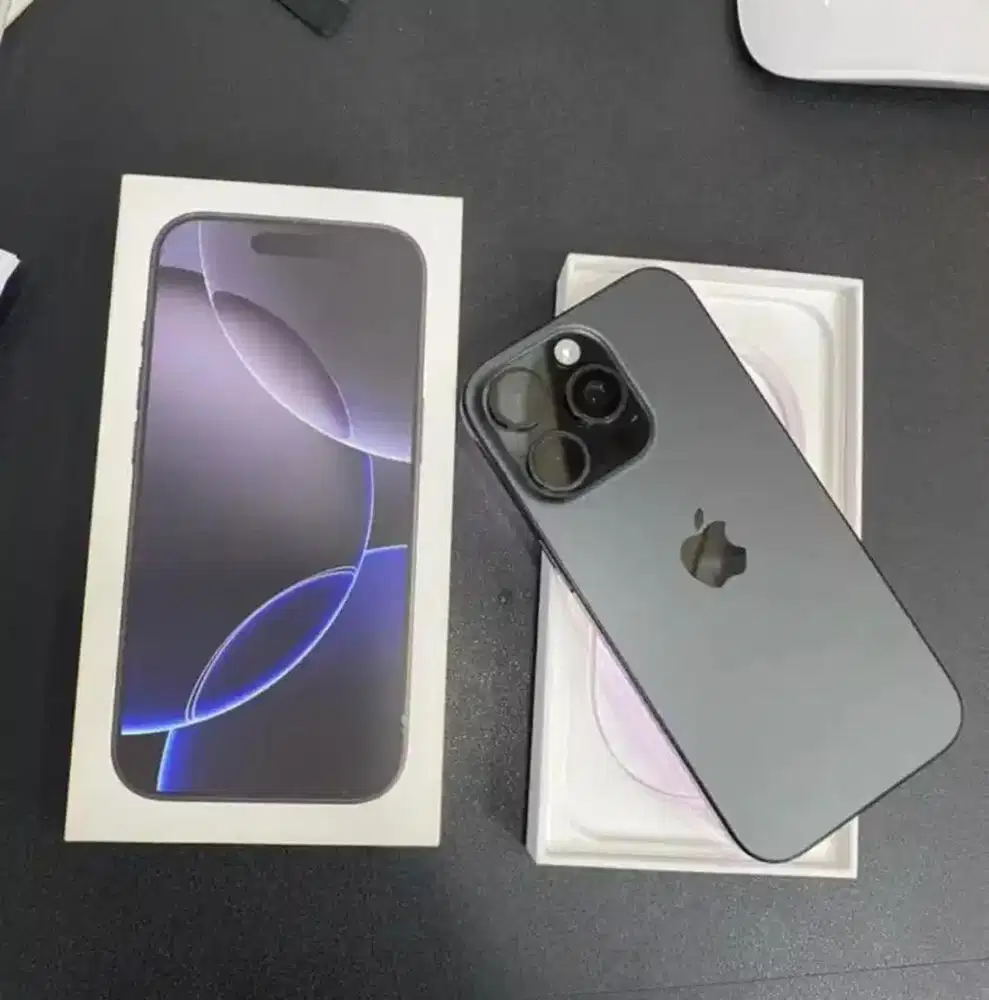 Iphone 16 Pro 256 Grey BH 100% Mulus Resmi Garansi sampai 2026