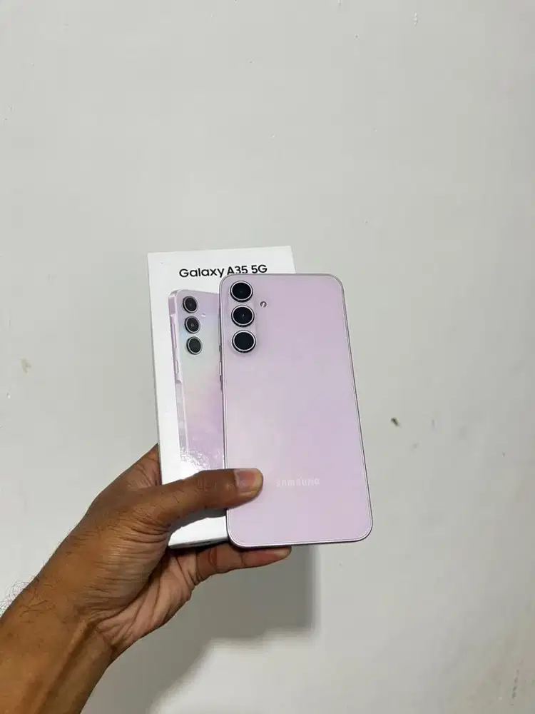 Samsung A35 5G 8/256 Pink Like New garansi aktif