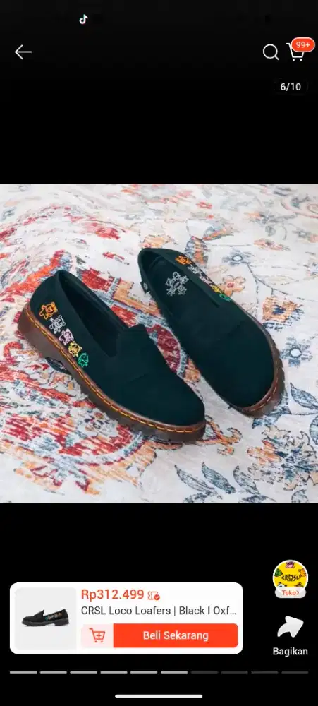 Sepatu Pantofel Loco Loafers CRSL size 42