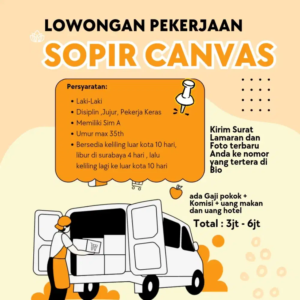 Sopir Kelilingan Kanvas