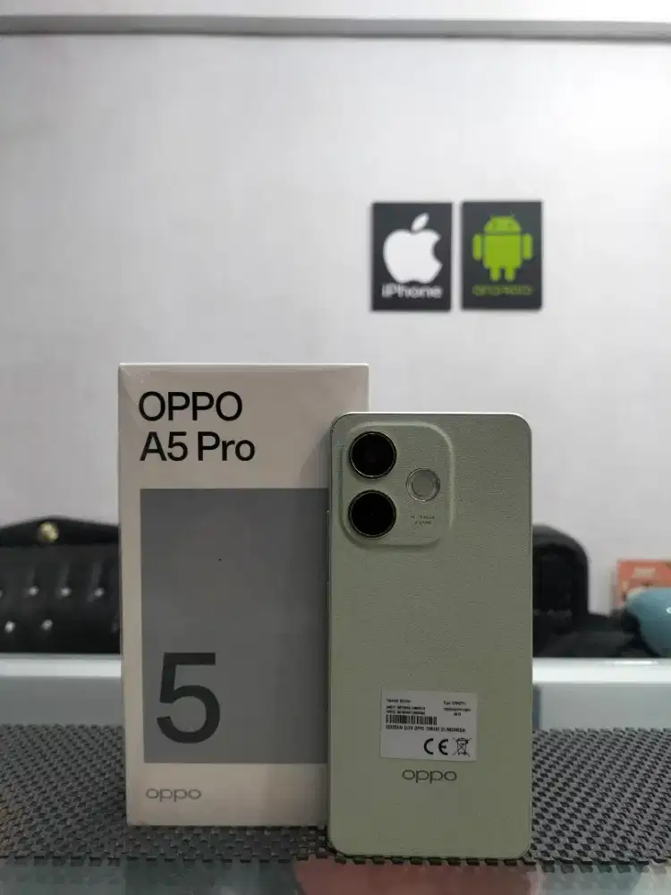 Oppo A5 Pro Hijau Lumut 8+8/256 GB Full set original