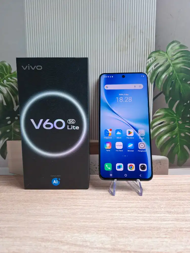 Vivo V60 lite 5G 12+12/512GB Fullset Mulus seperti baru