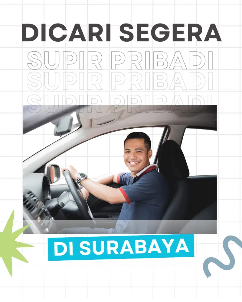 DICARI PRIA PENGALAMAN SUPIR PRIBADI