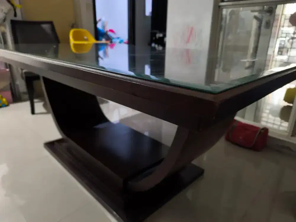 Rosewood Felicia Meja Makan Set Kursi 6 Asliii