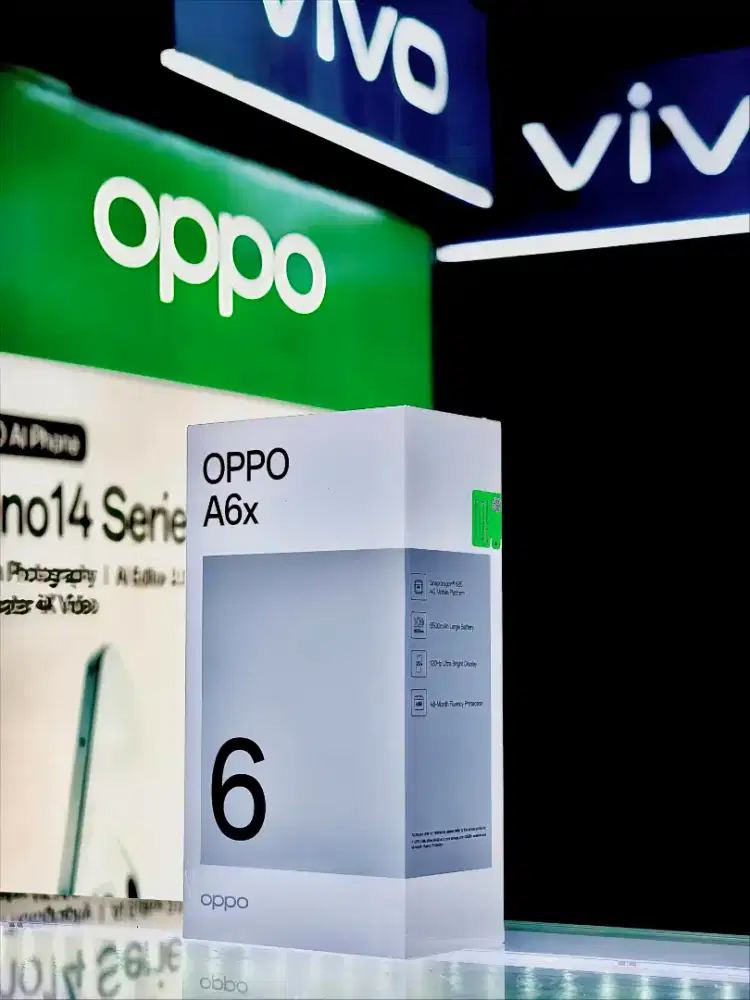 Oppo A6x 8/64 Promo Harga New Segel Garansi Resmi Oppo COD Free Ongkir