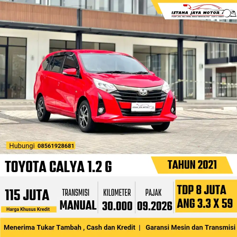 TOYOTA CALYA G MT 2021