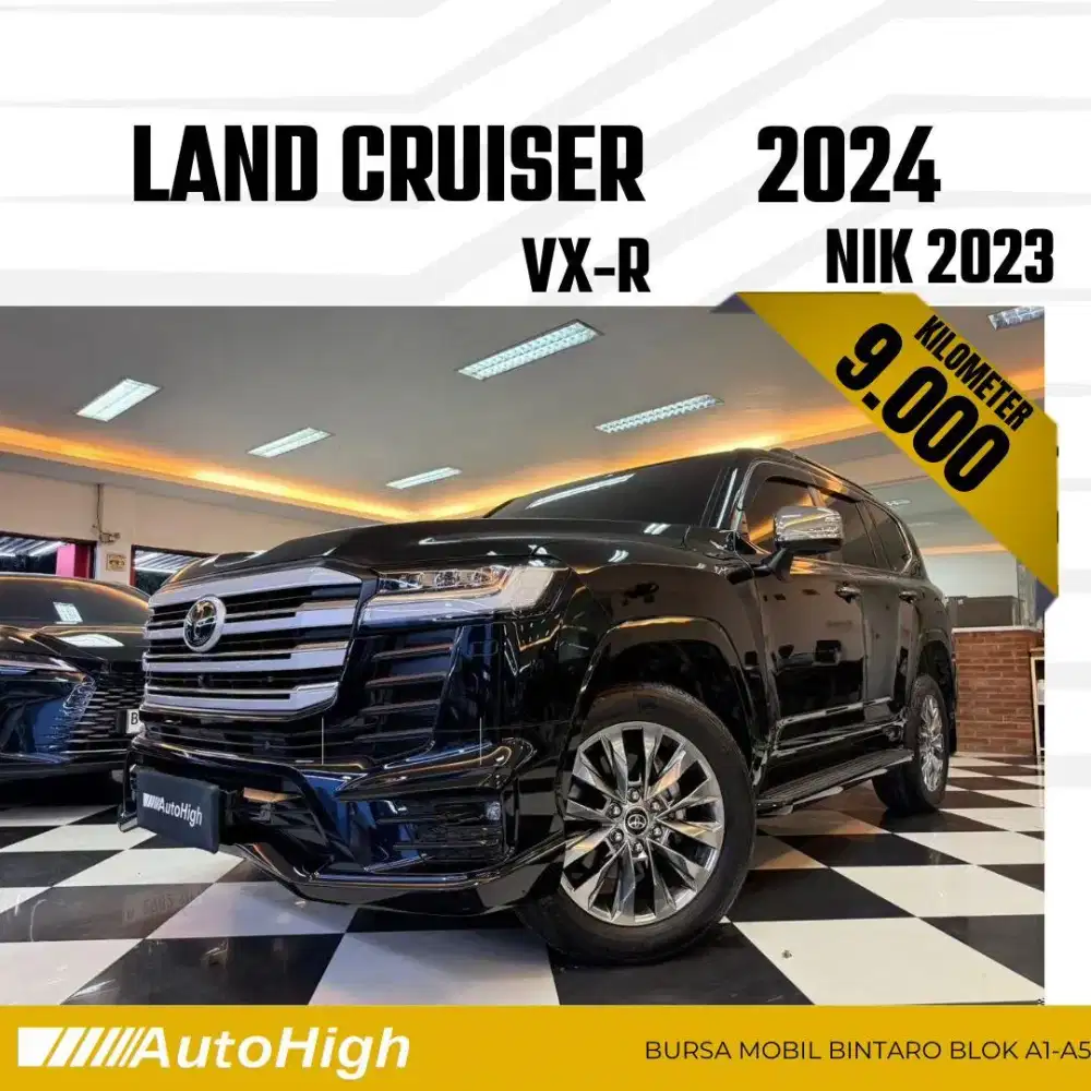 DP10% [Km9.000] Land Cruiser VXR 2023 Black / GR Reg 2022 #AUTOHIGH